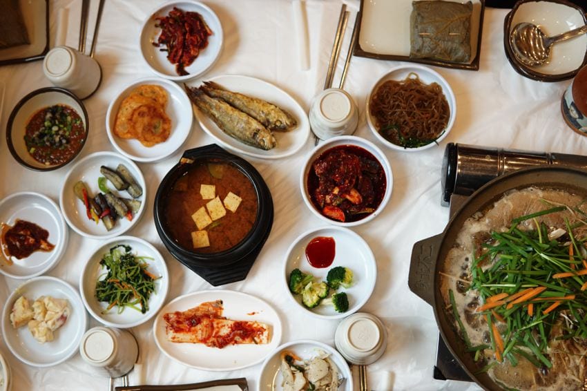 Güney Kore Turları, yemekleri