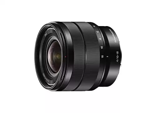 Sony E-Mount APS-C 10-18 mm f/4 Lens